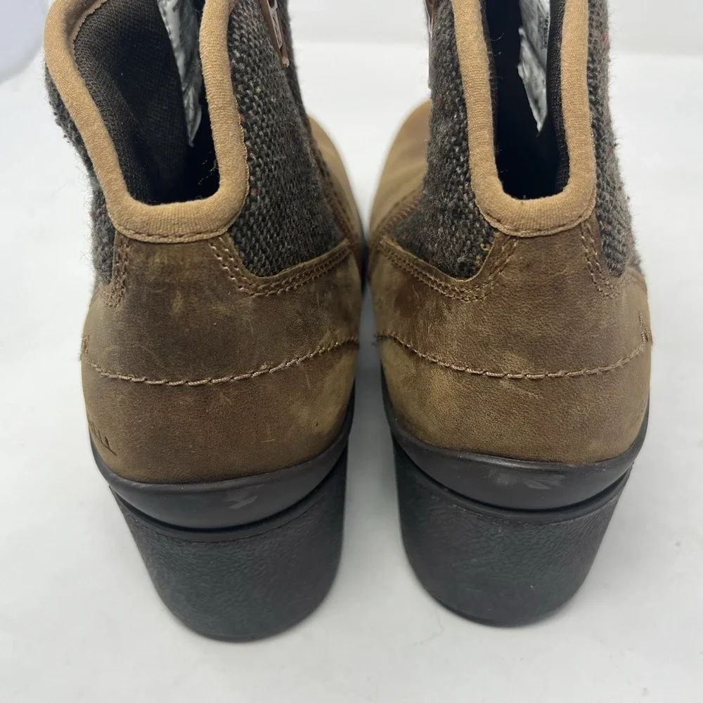 Merrell Chateau III Women SZ 9 Brown Waterproof Ankle Boots J000888 Side Zipper